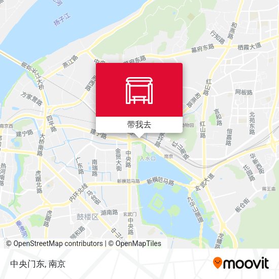 中央门东地图