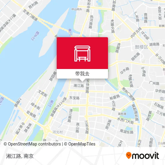 湘江路地图