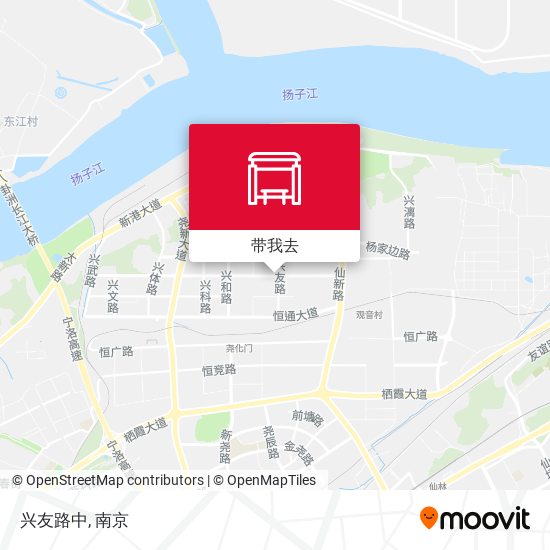 兴友路中地图