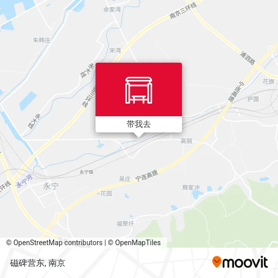 磁碑营东地图
