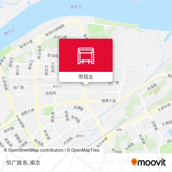 恒广路东地图