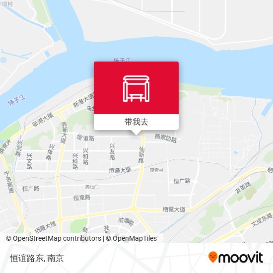 恒谊路东地图