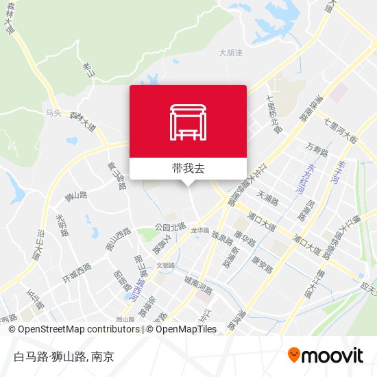 白马路·狮山路地图