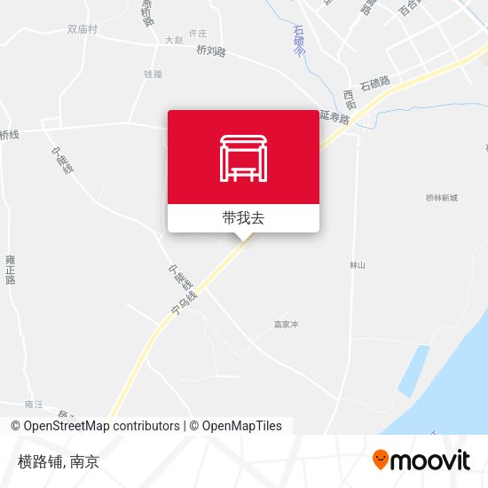 横路铺地图