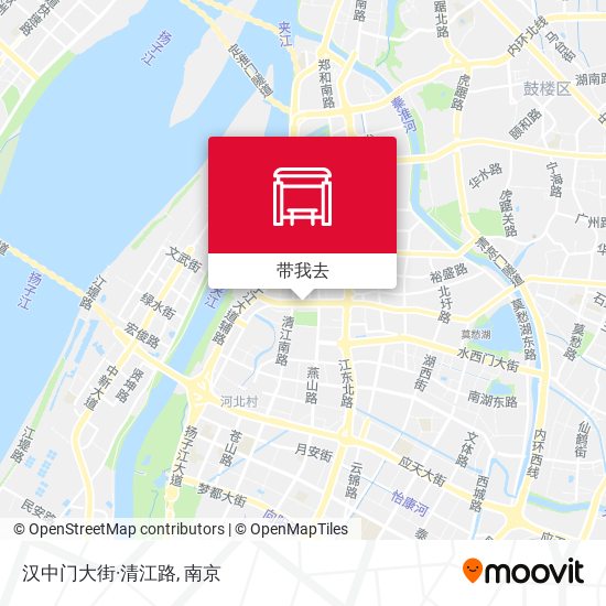 汉中门大街·清江路地图