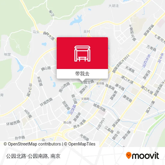 公园北路·公园南路地图