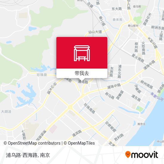 浦乌路·西海路地图