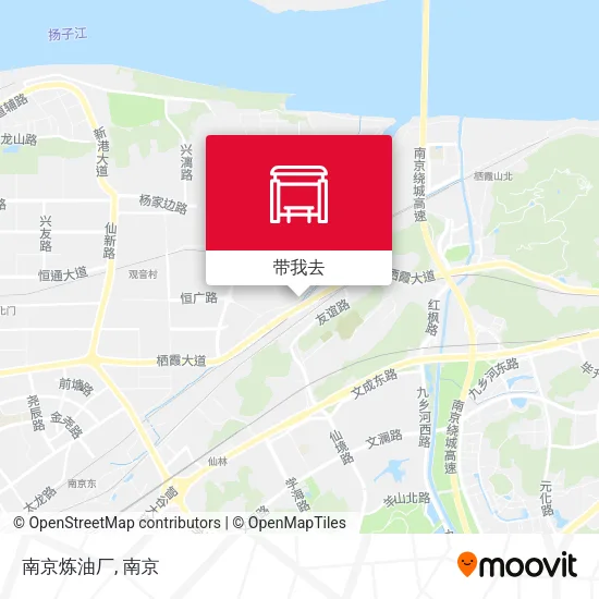 南京炼油厂地图