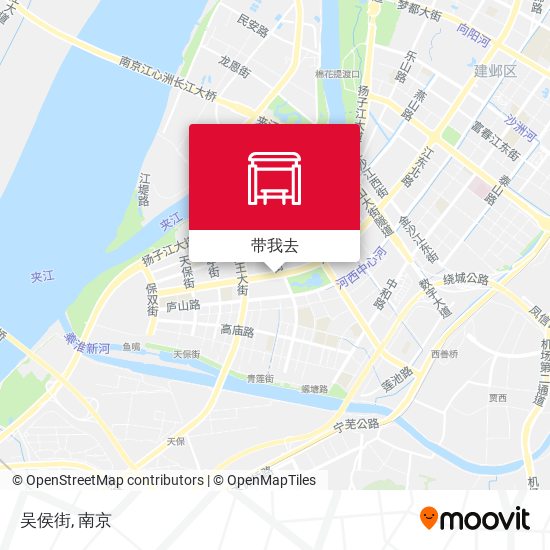 吴侯街地图