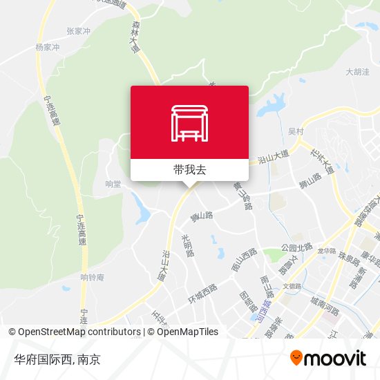 华府国际西地图