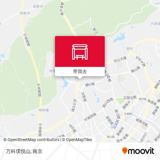 万科璞悦山地图