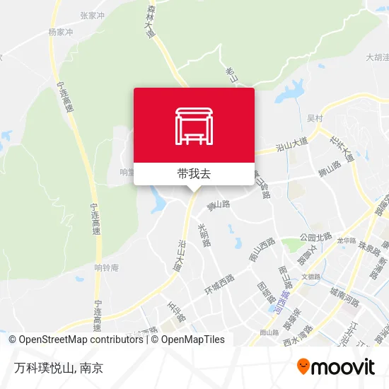 万科璞悦山地图