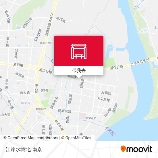 江岸水城北地图
