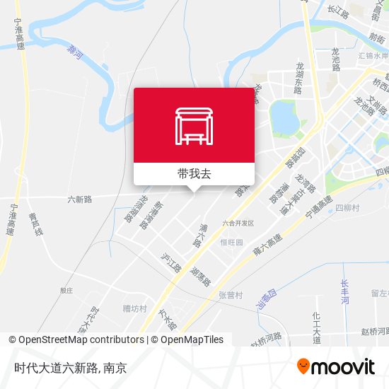 时代大道六新路地图