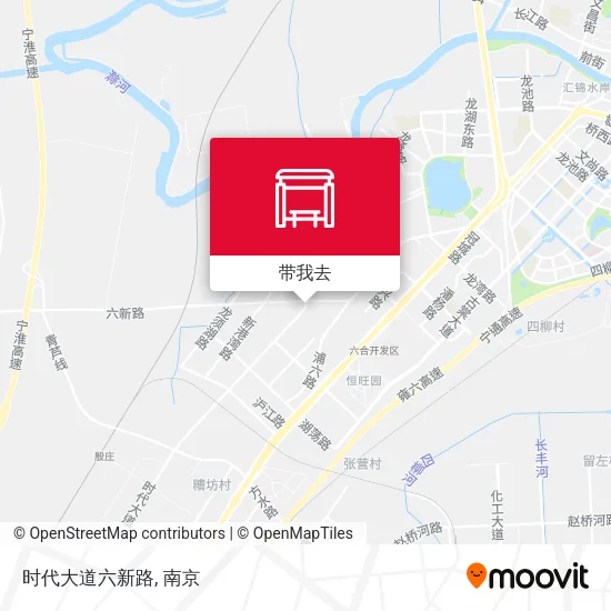 时代大道六新路地图