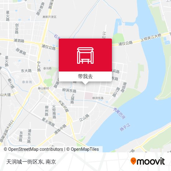 天润城一街区东地图