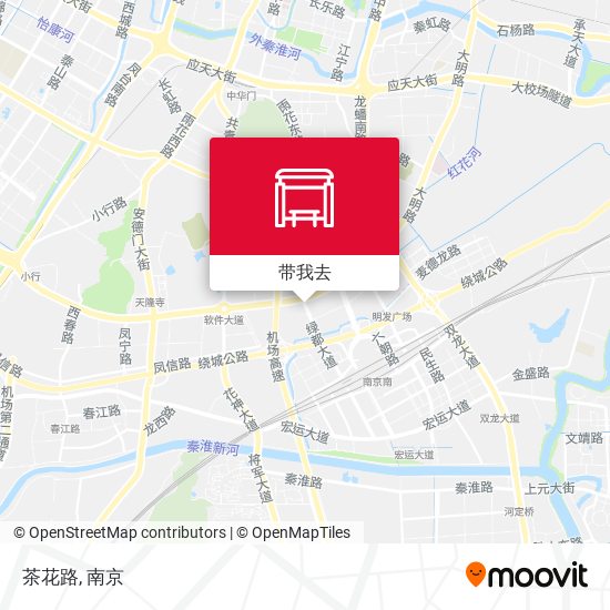 茶花路地图