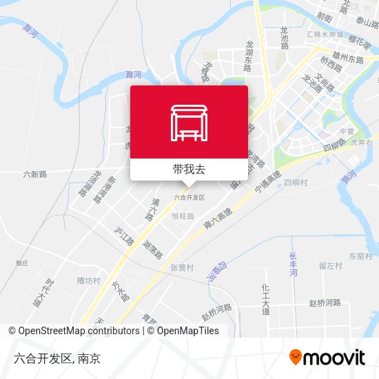 六合开发区地图