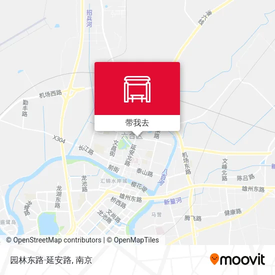 园林东路·延安路地图