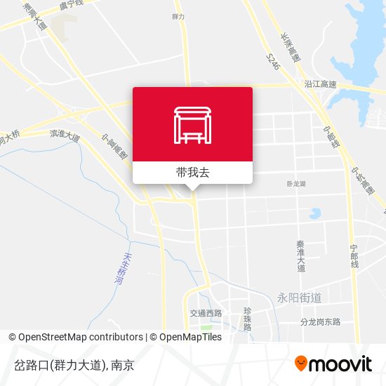 岔路口(群力大道)地图