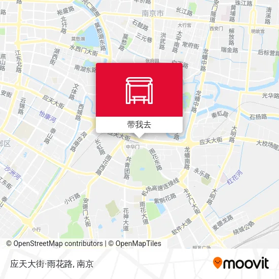 应天大街·雨花路地图