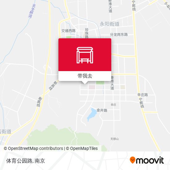 体育公园路地图
