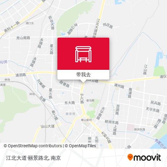 江北大道·丽景路北地图