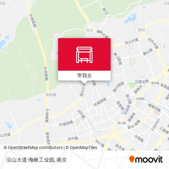 沿山大道·海峡工业园地图