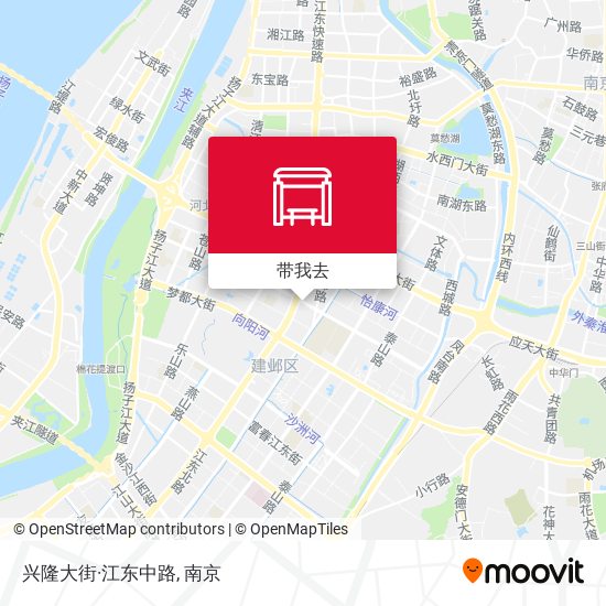 兴隆大街·江东中路地图