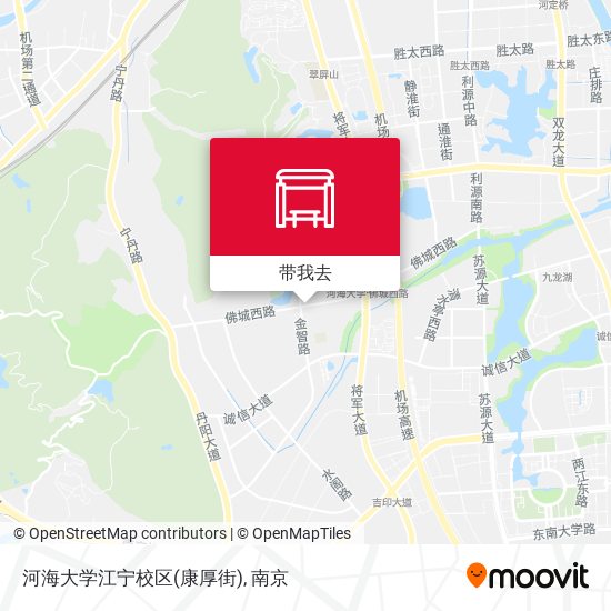 河海大学江宁校区(康厚街)地图
