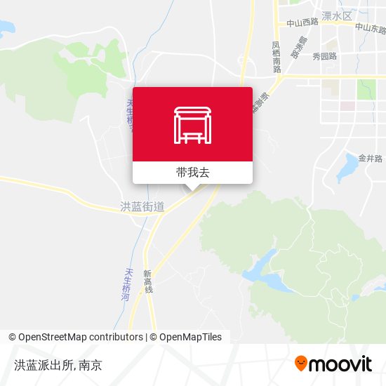 洪蓝派出所地图