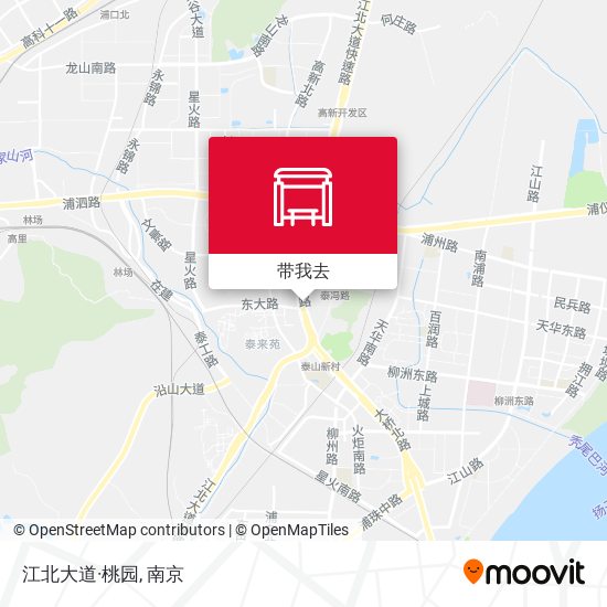 江北大道·桃园地图