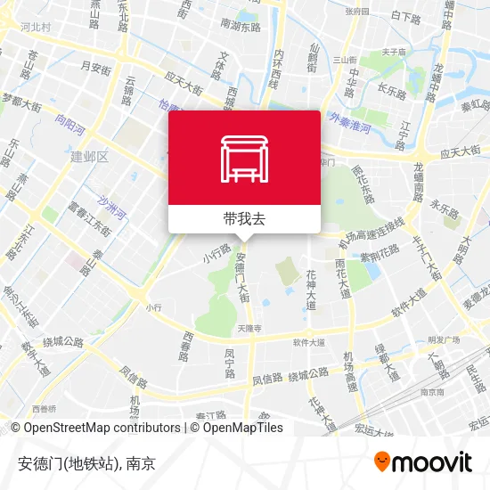 安德门(地铁站)地图