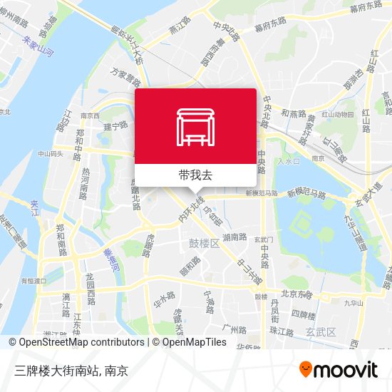 三牌楼大街南站地图