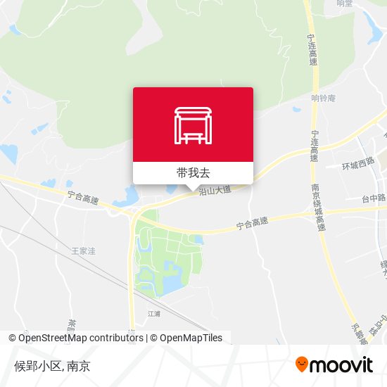 候郢小区地图