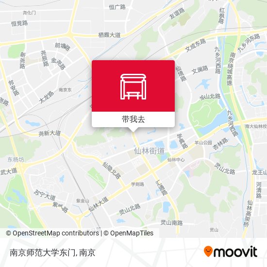 南京师范大学东门地图