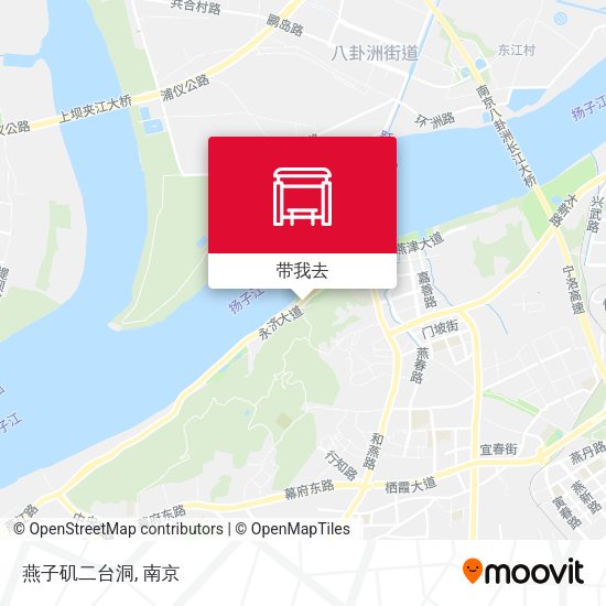 燕子矶二台洞地图