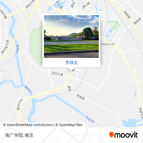 南广学院地图