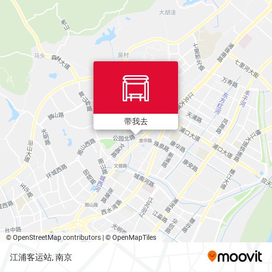 江浦客运站地图