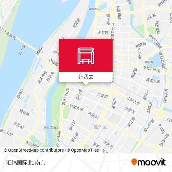 汇锦国际北地图