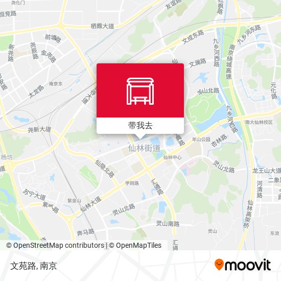 文苑路地图