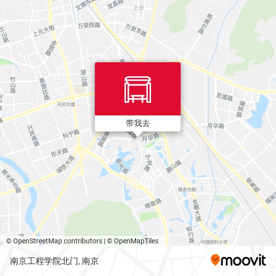 南京工程学院北门地图