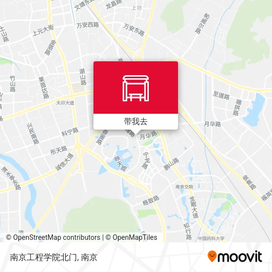 南京工程学院北门地图