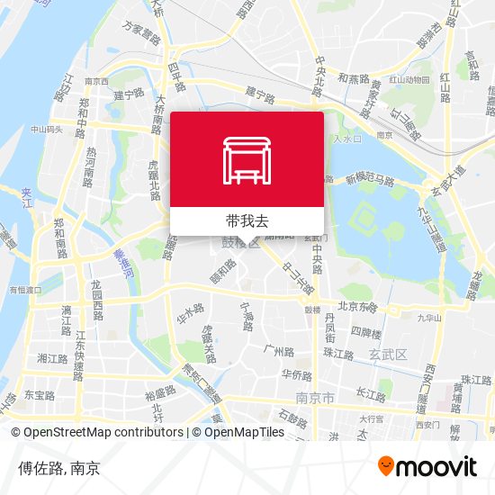 傅佐路地图