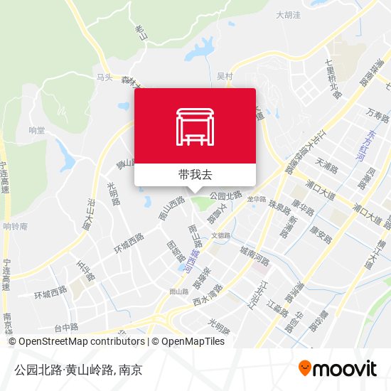 公园北路·黄山岭路地图