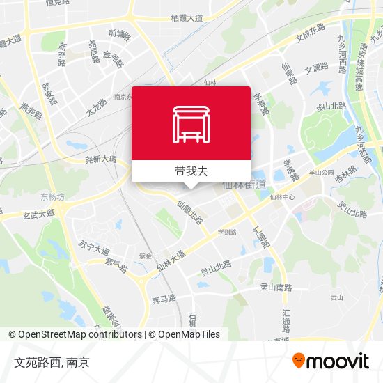 文苑路西地图