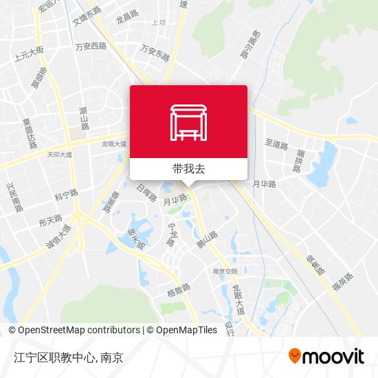 江宁区职教中心地图