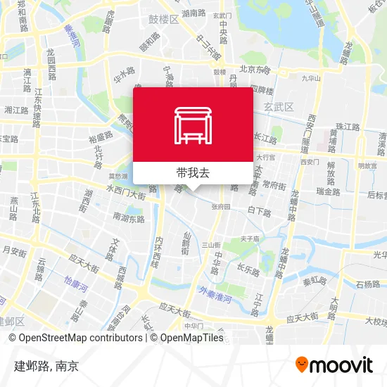 建邺路地图