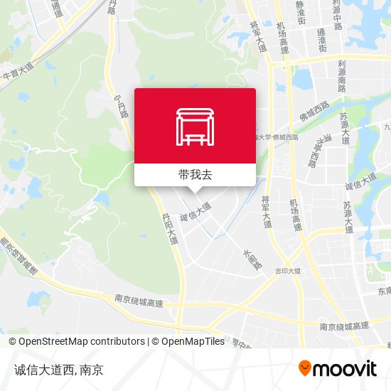 诚信大道西地图