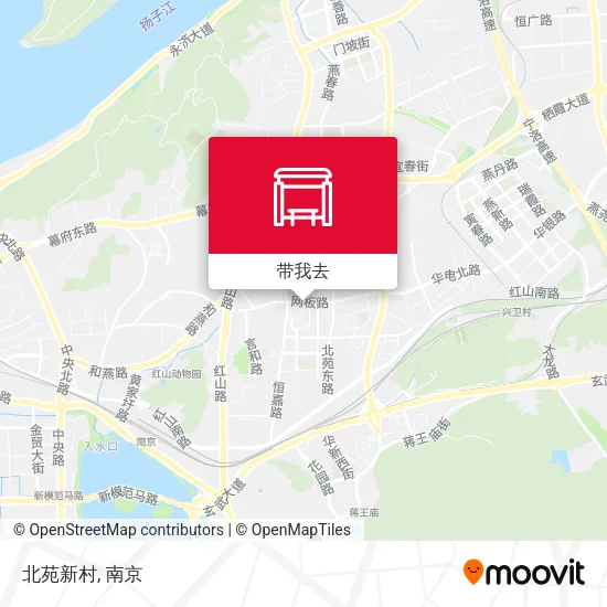 北苑新村地图